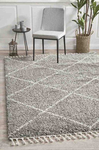 Saffron 22 Grey by Rug Culture - 170X120CM - RECTANGLE-0