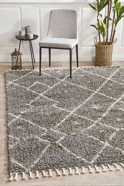 Saffron 44 Grey by Rug Culture - 170X120CM - RECTANGLE-0