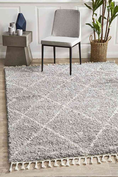 Saffron 44 Silver by Rug Culture - 170X120CM - RECTANGLE-0