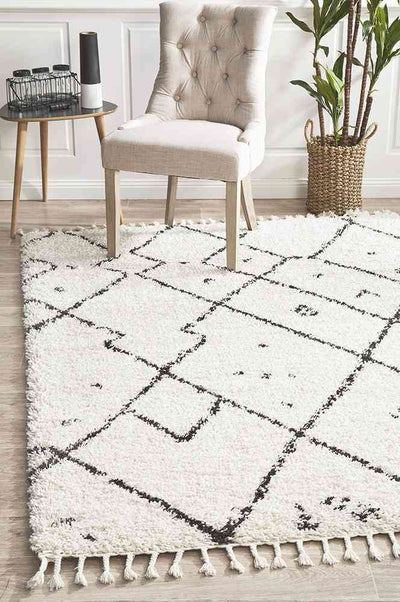 Saffron 44 White By Rug Culture - 300X80CM - RUNNER-0