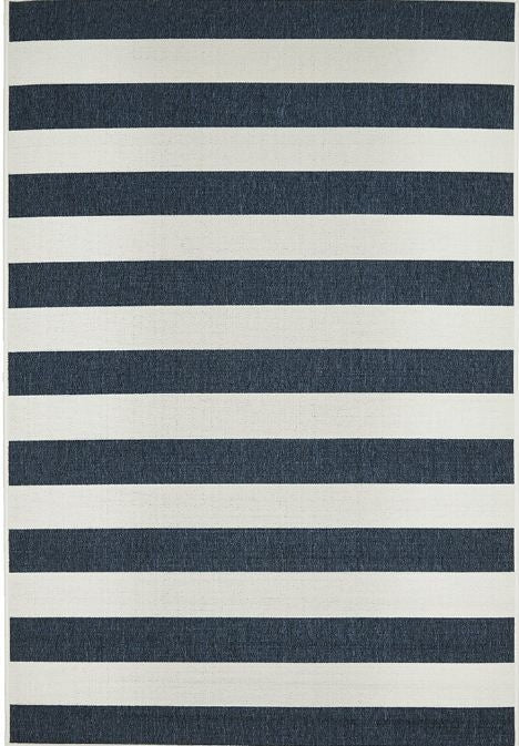 Seaside 4444 Navy White by Rug Culture-160X110CM - RECTANGLE-0