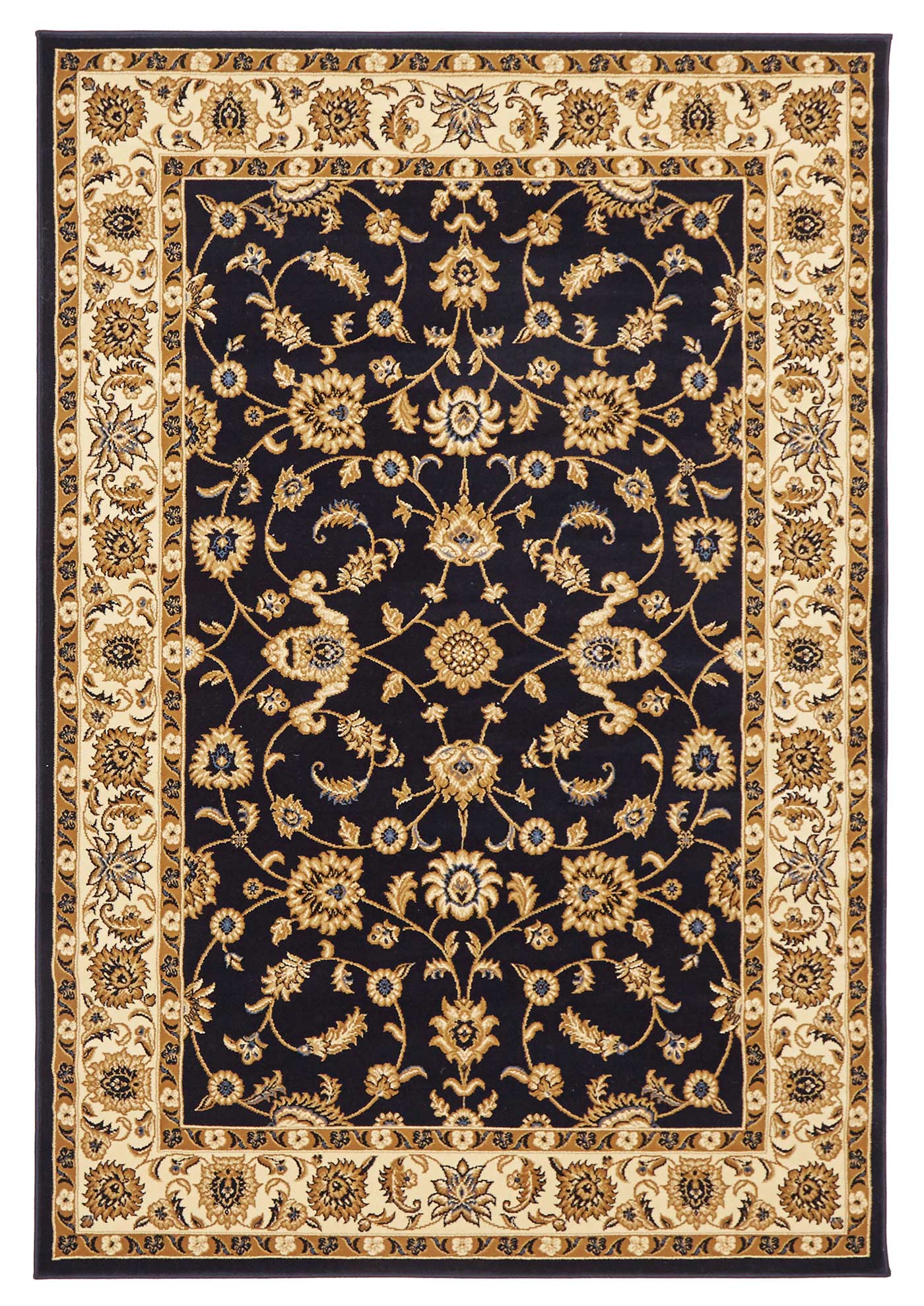 Sydney 1 Navy Ivory Rug by Rug Culture - 400X300CM - RECTANGLE-0