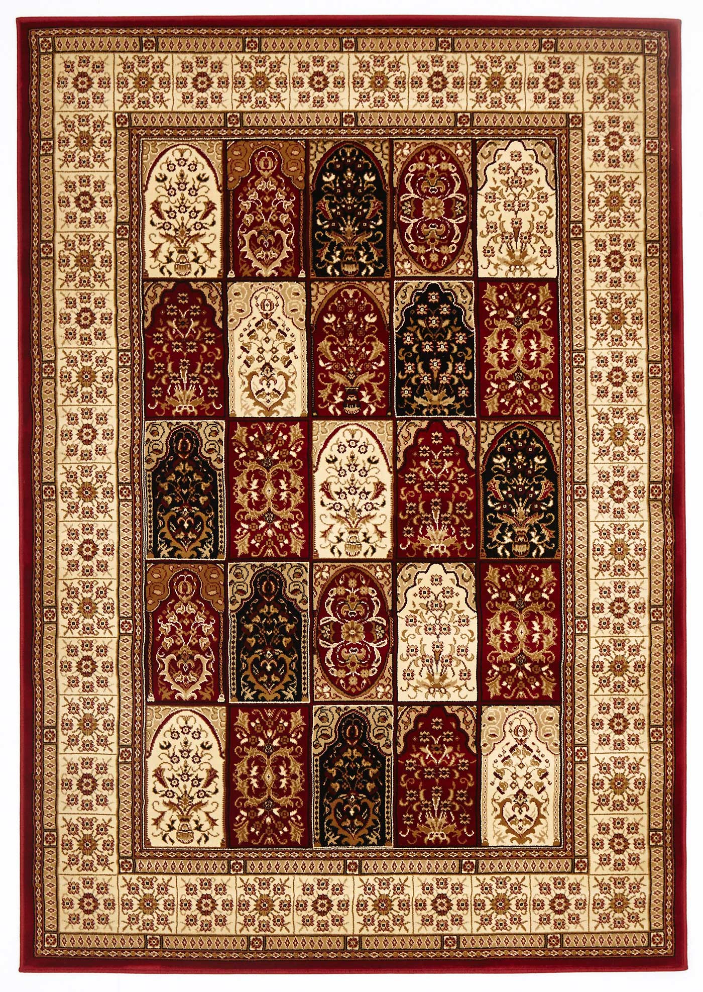 Sydney 4 Red Ivory Runner Rug by Rug Culture - 300X80CM - RUNNER-0