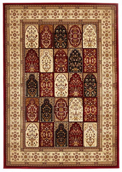 Sydney 4 Red Ivory Runner Rug by Rug Culture - 300X80CM - RUNNER-0