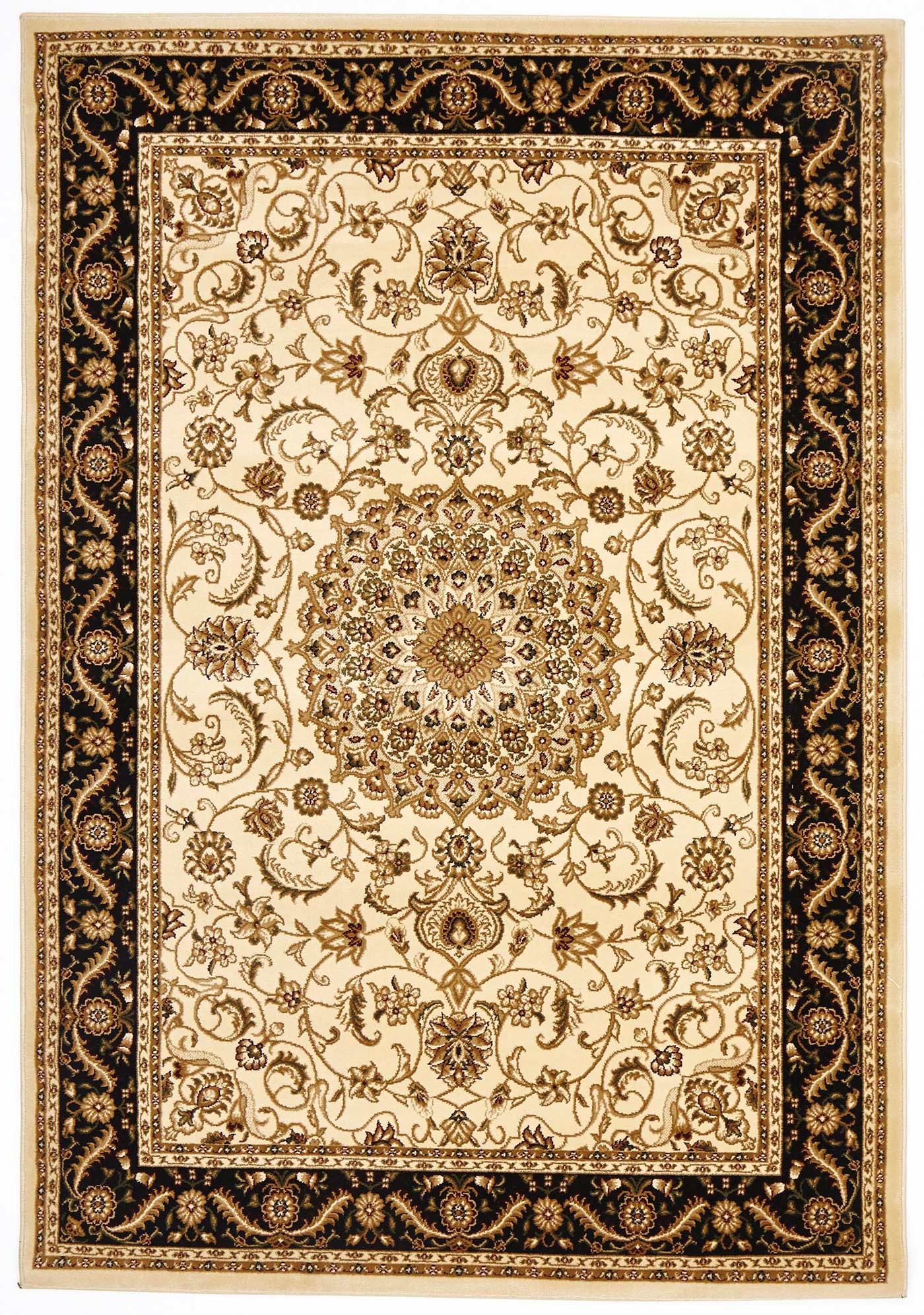 Sydney 9 Ivory Black Runner Rug by Rug Culture - 300X80CM - RUNNER-0