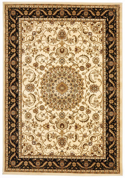 Sydney 9 Ivory Black Runner Rug by Rug Culture - 300X80CM - RUNNER-0