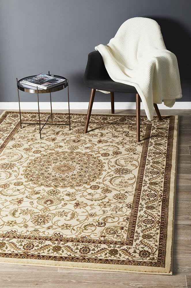 Sydney 9 Ivory Ivory Rug by Rug Culture - 400X300CM - RECTANGLE-0