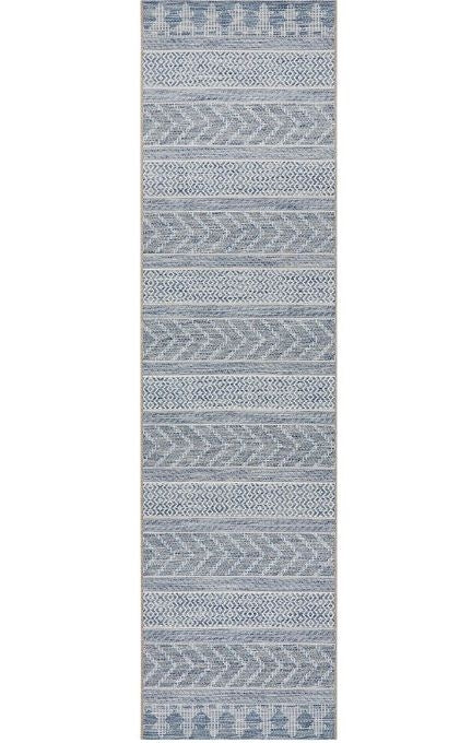 Terrace 5505 Blue Runner by Rug Culture-300X80CM - RUNNER-0