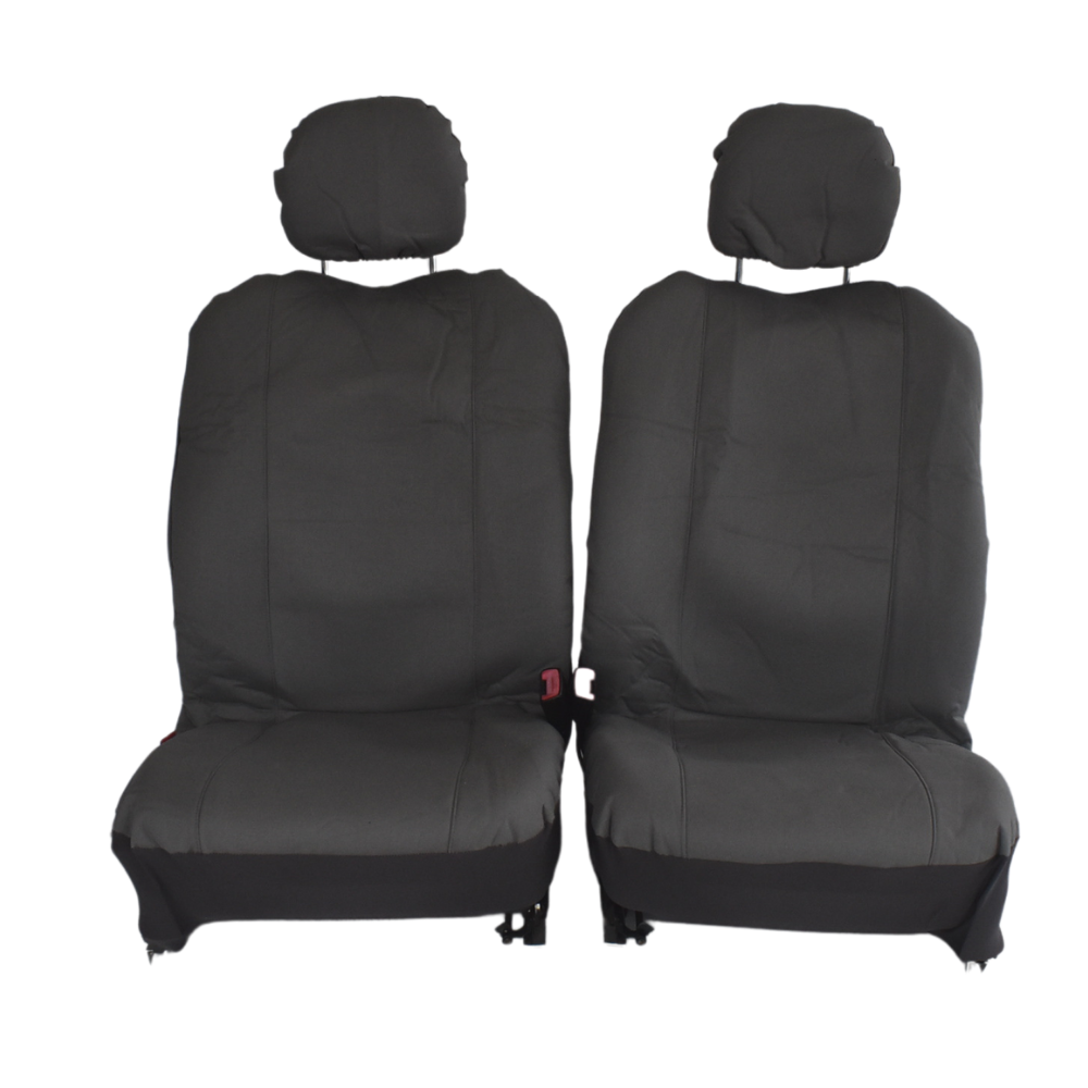 Challenger Canvas Seat Covers - For Mitsubishi Triton Dual Cab (2006-2020)-0