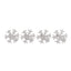 Bread and Butter Napkin Rings - Snow Flake - 4 Pack-1