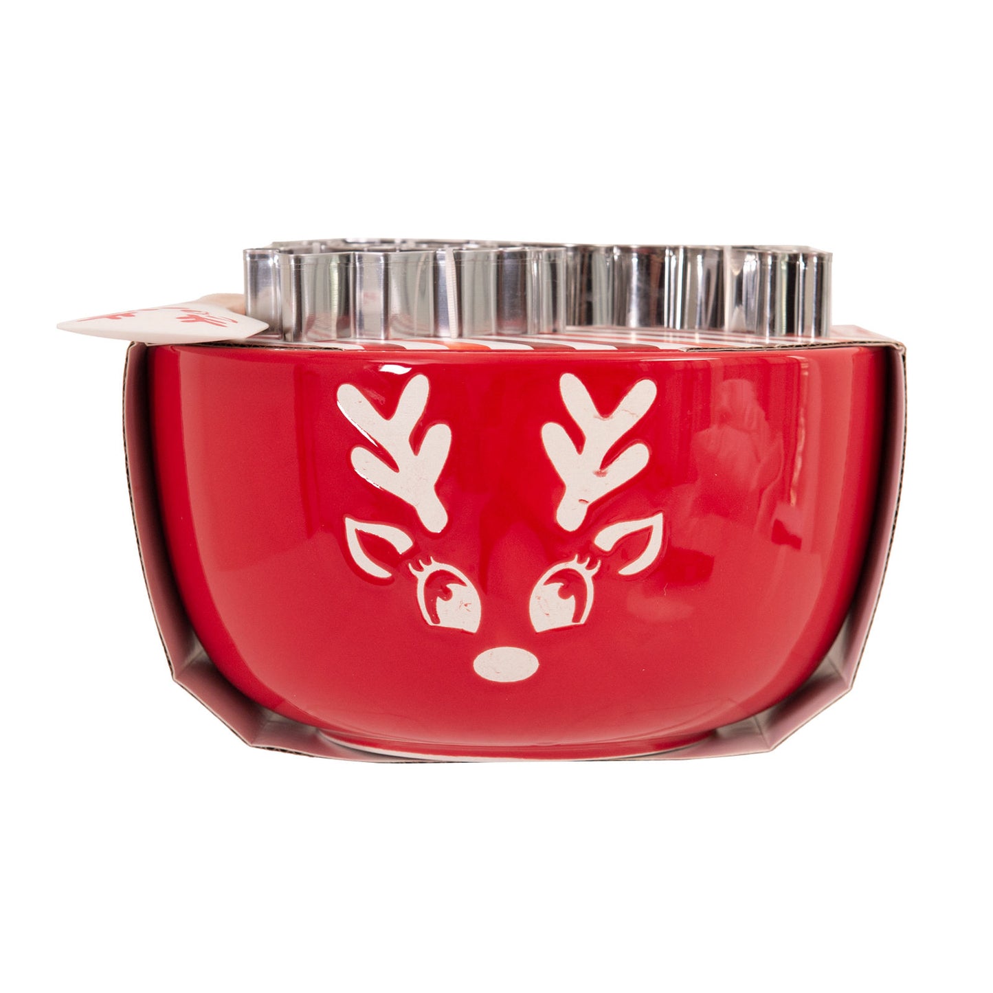 Bread and Butter Electroplate Icy Reindeer Mini Mix Bowl Set-3