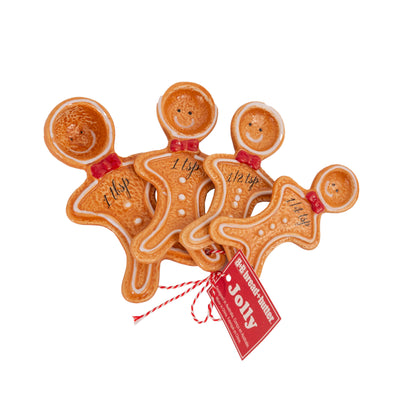 Bread and Butter Figurine Gingerbread Man Spoons 4 Pack-0