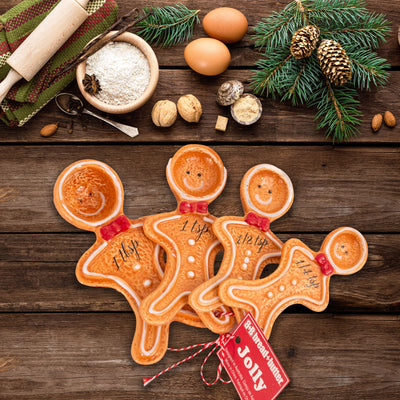 Bread and Butter Figurine Gingerbread Man Spoons 4 Pack-1