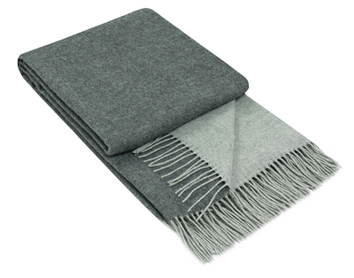 Chiswick Throw - Merino Wool/Cashmere - Charcoal-0