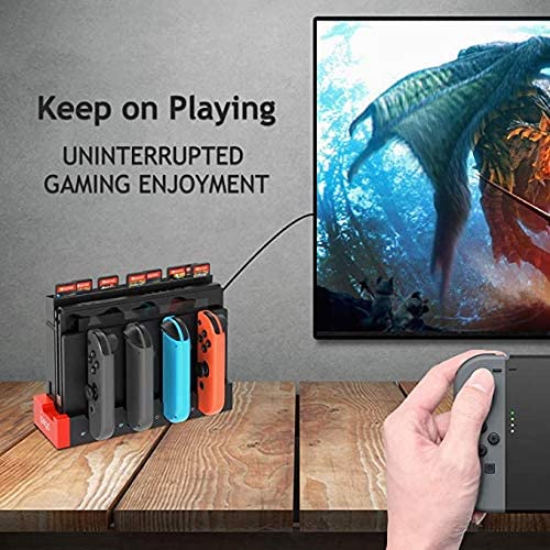 4 in1 Charger Station Stand for Nintendo Switch Joy-con with LED Indication-6