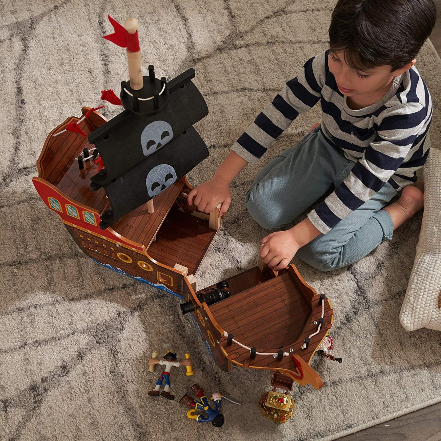 Adventure Bound Pirate Ship for kids-5