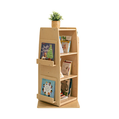 Jooyes Kids Wooden Revolving Bookcase - H92cm-1