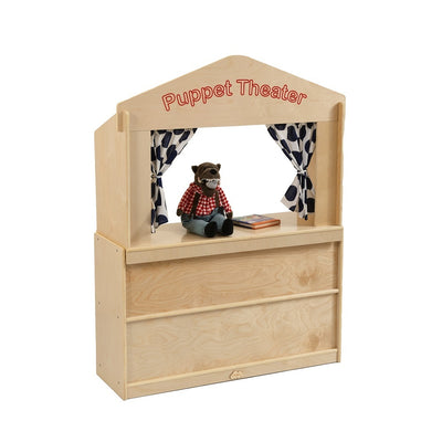 Jooyes Kids Role Play Puppet Theatre Puppet Stand-0