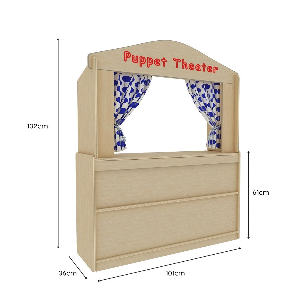 Jooyes Kids Role Play Puppet Theatre Puppet Stand-2