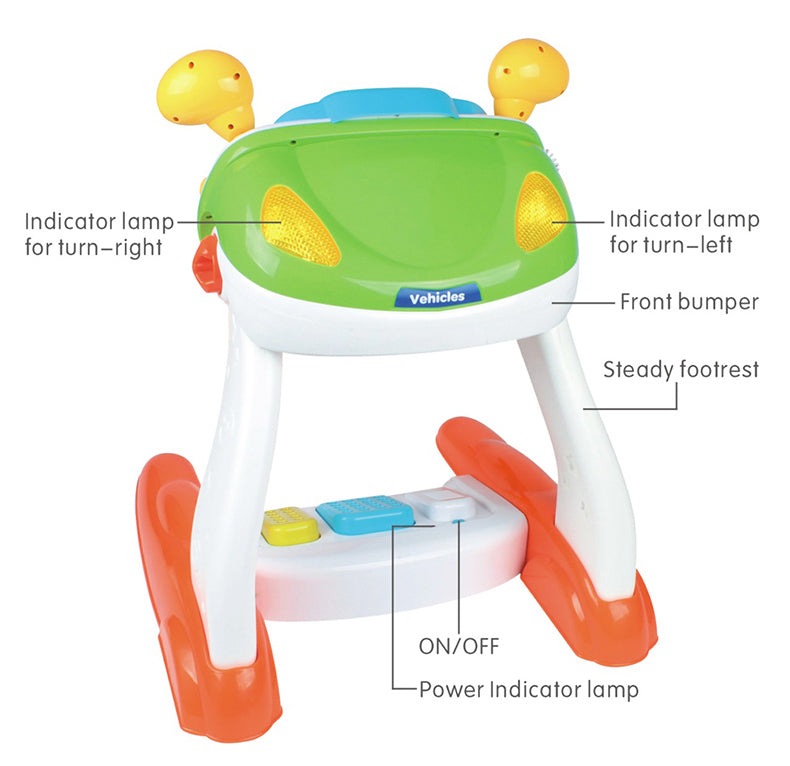 Baby Sensory Play Interactive Driving  Simulation with Music and Light-2