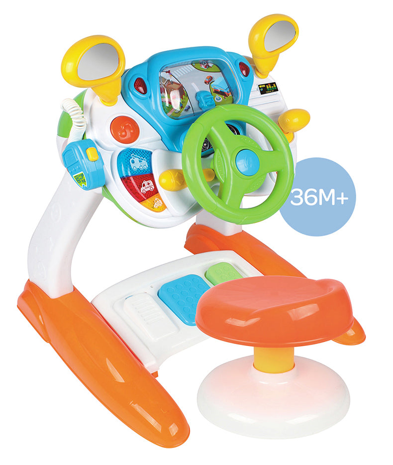 Baby Sensory Play Interactive Driving  Simulation with Music and Light-4