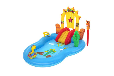 Bestway Wild West Kids Play Inflatable Above Ground Swimming Pool-0