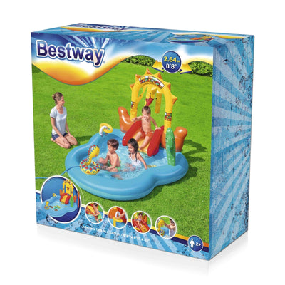 Bestway Wild West Kids Play Inflatable Above Ground Swimming Pool-1