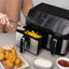 10L Digital Dual Zone Air Fryer w/ Dual Temperature Control-5