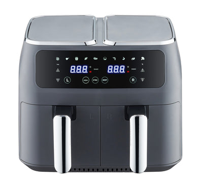 8L Dual Zone Digital Air Fryer with 200C, 10 Cooking Programs-0