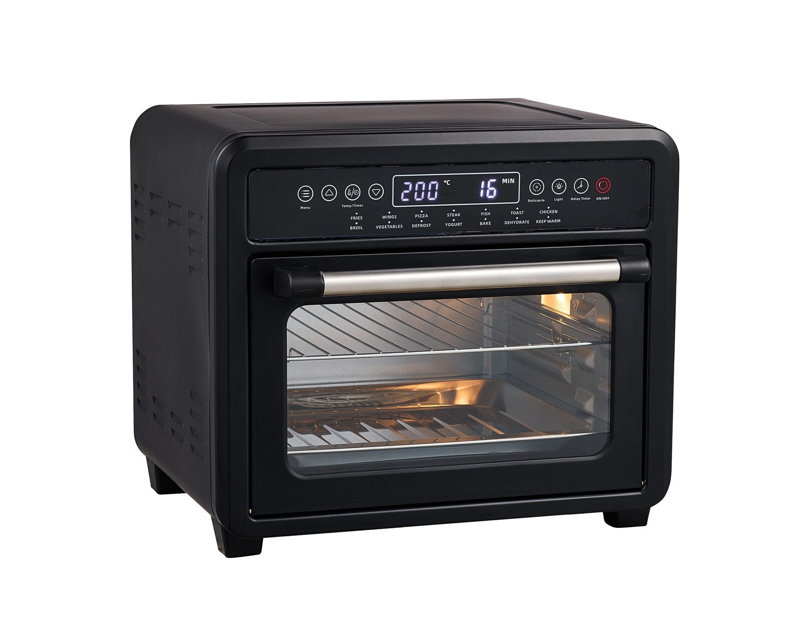 23L Digital Air Fryer Convection Oven with 12 Cooking Programs-2