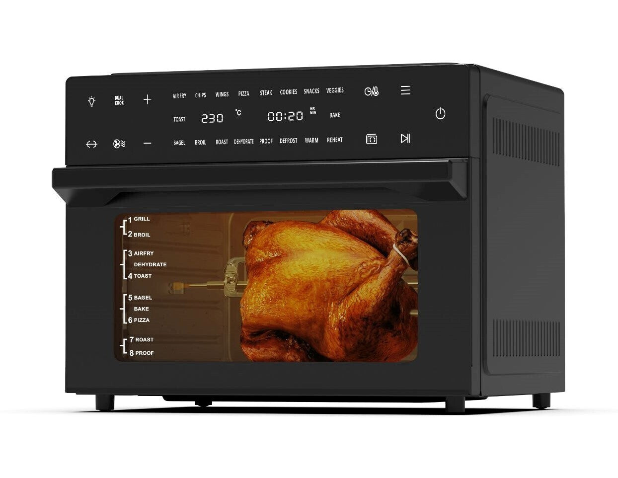 30L Digital Multi-Function Air Fryer Oven, 1800W, >230C-3