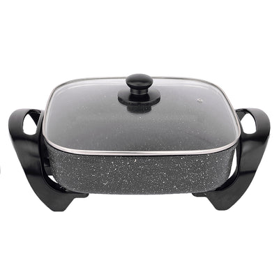 Stone Electric Fry Pan for Cooking, 7.2L Capacity, Non-Stick-0