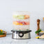 3 Tier Food Steamer with Stainless Steel Base-1