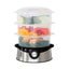 3 Tier Food Steamer with Stainless Steel Base-2