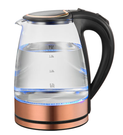 1.8 Litre Glass Kettle with 360 degrees Rotational Base-0