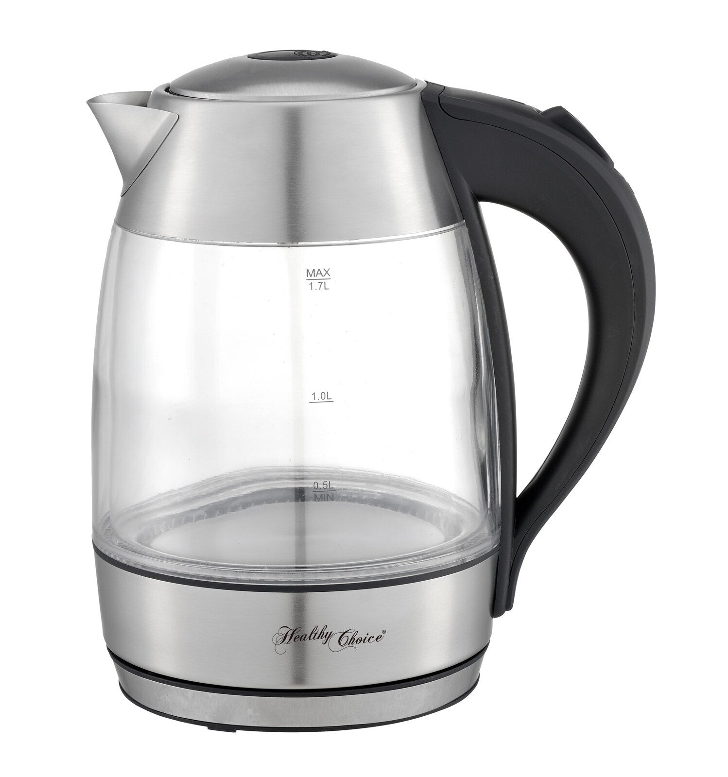 1.7 Litre Glass Kettle with 360 degrees Rotational Base-0