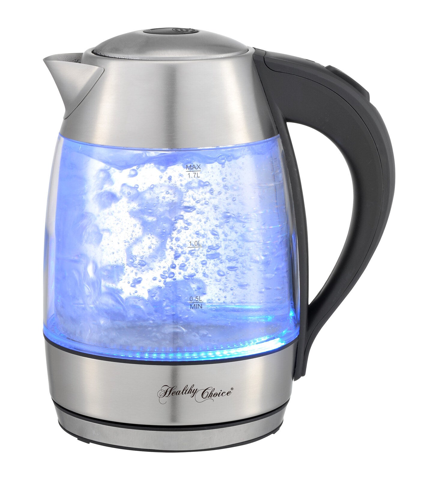 1.7 Litre Glass Kettle with 360 degrees Rotational Base-2