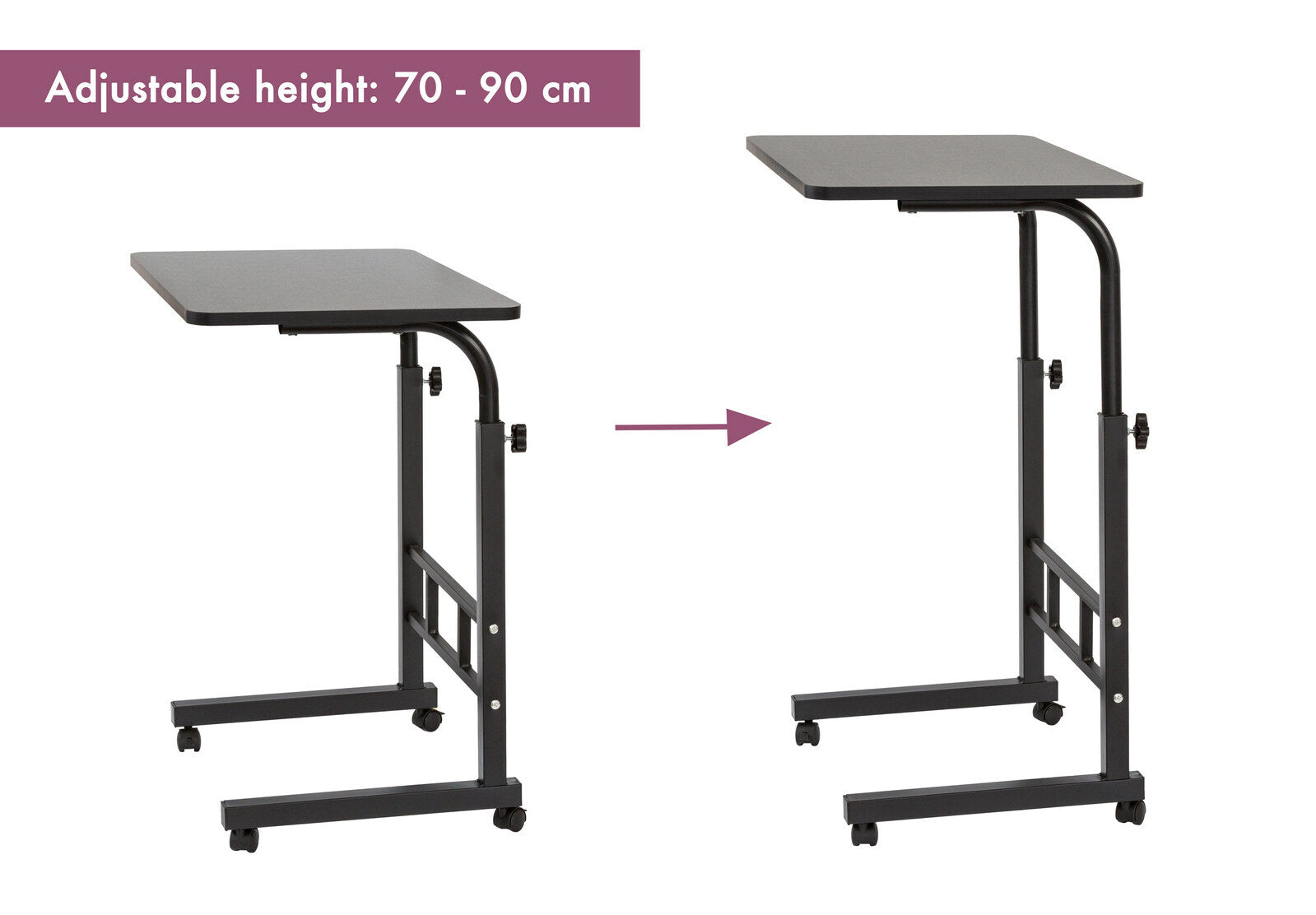 Portable Laptop Desk with Adjustable Height-6