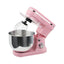 1200W Mix Master 5L Kitchen Stand (Pink) w/ Bowl/ Whisk/ Beater-2