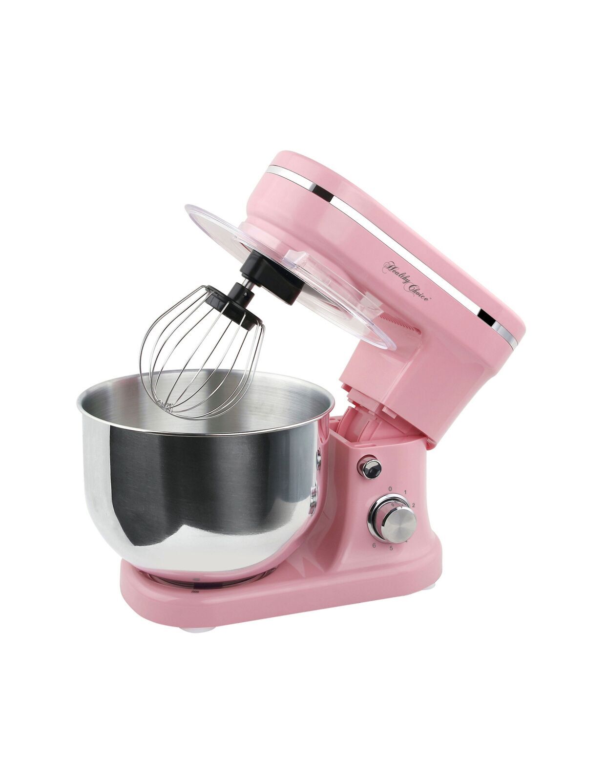 1200W Mix Master 5L Kitchen Stand (Pink) w/ Bowl/ Whisk/ Beater-2