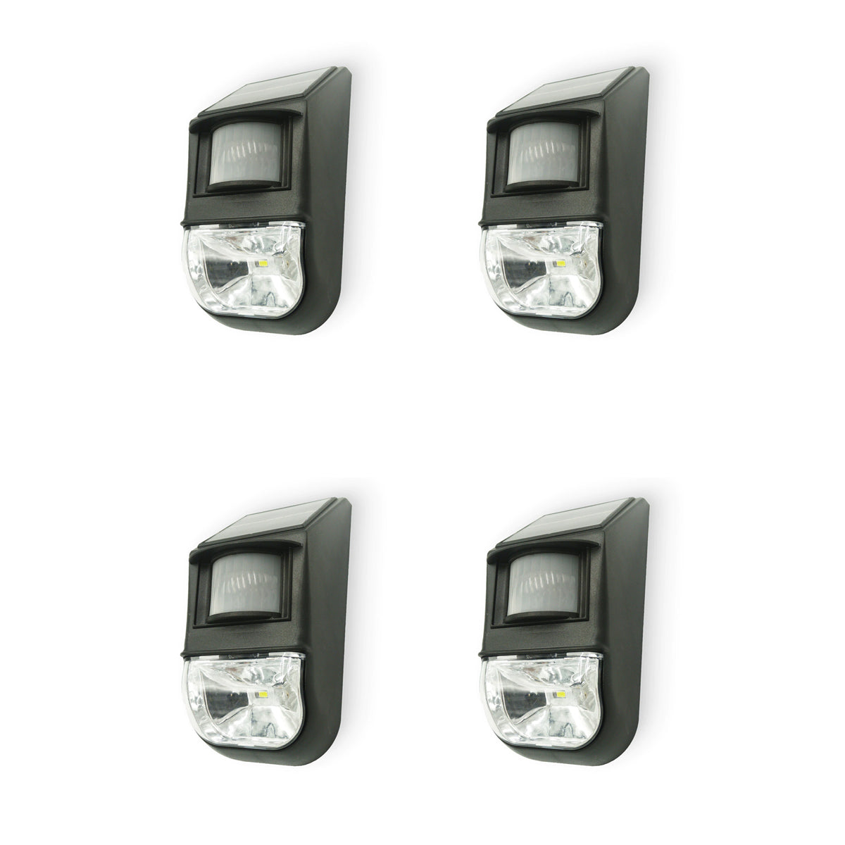 Lenoxx Solar-Powered Motion Sensor Light (4-Piece), Detects Motion, Rechargeable-0