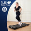 1.5 HP Electric Walking Pad Treadmill with Remote Control and Display Screen-9