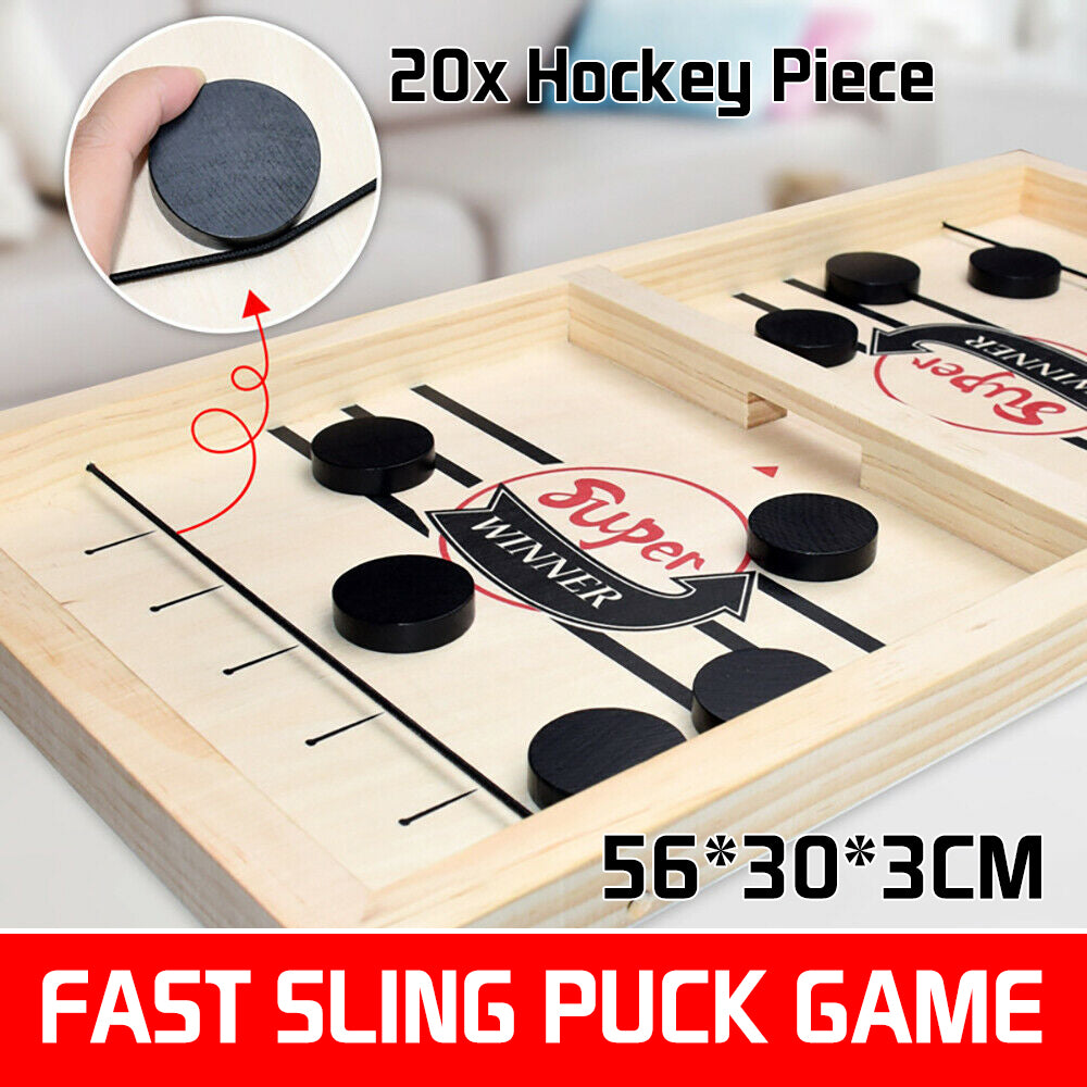 Fast Sling Puck Paced SlingPuck Winner Board Game Family Party Toys Chess Set-9