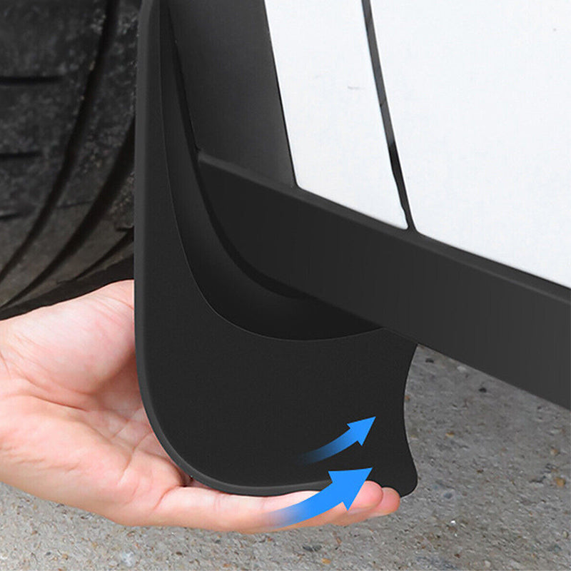 4Pcs Mud Flaps Splash Guards Fender For Tesla Model 3 Front Rear TPE Mudguard-1