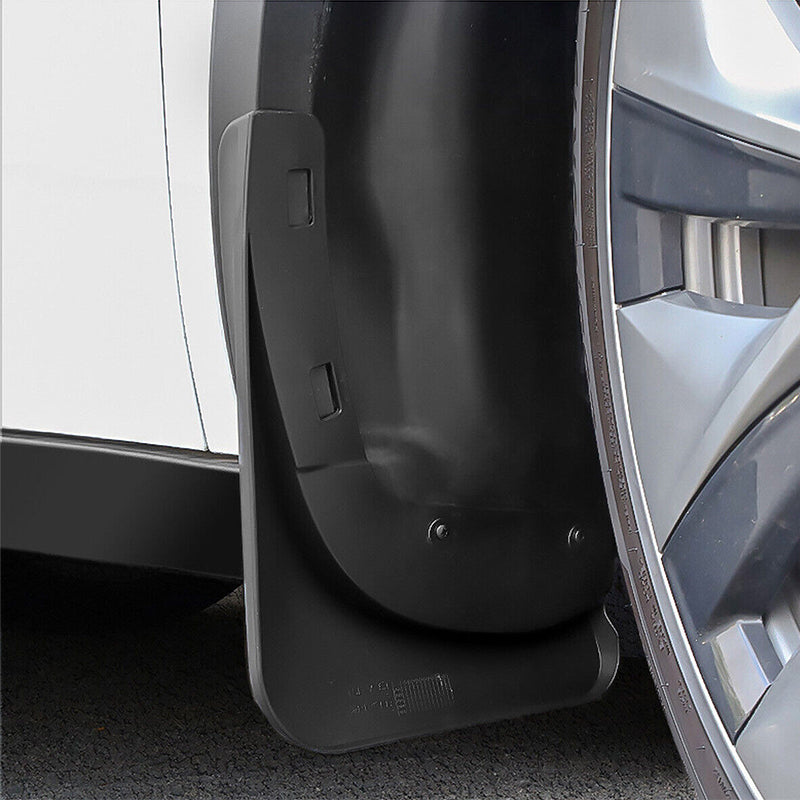 4Pcs Mud Flaps Splash Guards Fender For Tesla Model 3 Front Rear TPE Mudguard-3