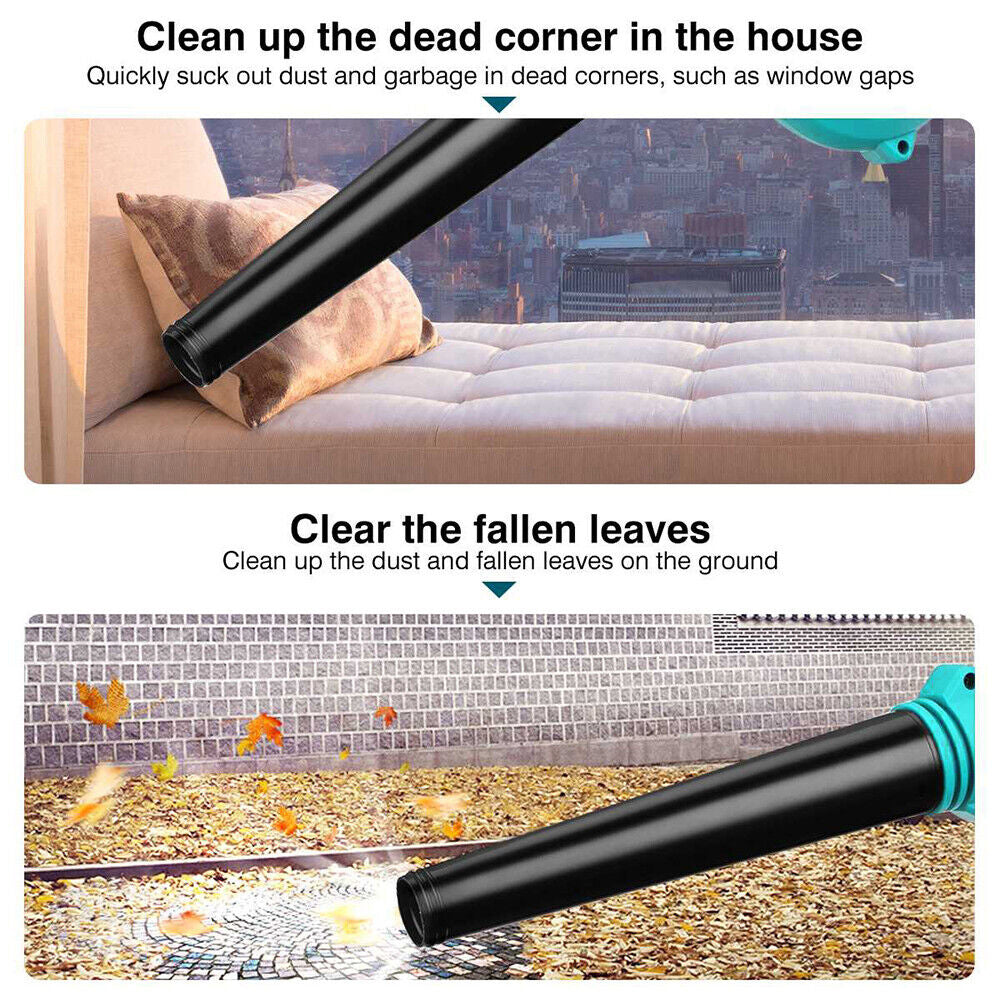 2-in-1 Cordless Electric Leaf Blower Dust Suction Vacuum Cleaner With 2 Battery-5