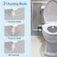 Bidet Toilet Seat Dual Nozzles Self-Cleaning Wash Hot Cold Mixer Water Sprayer-3