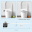 Bidet Toilet Seat Dual Nozzles Self-Cleaning Wash Hot Cold Mixer Water Sprayer-4