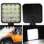 10PCS 80W CREE FLOOD LED Work Lights 12V Boat Camping Square 4inch Bar-6