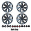 4PCS Wheel Cover Caps 19Inch ABS Gray Rim Hubcap Hub Cap For Tesla Model Y-1